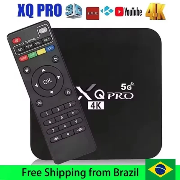 Caixa de TV inteligente digital, Android Dual WiFi, Media Player, Set Top, Caixa de TV inteligente, 4K, 5G