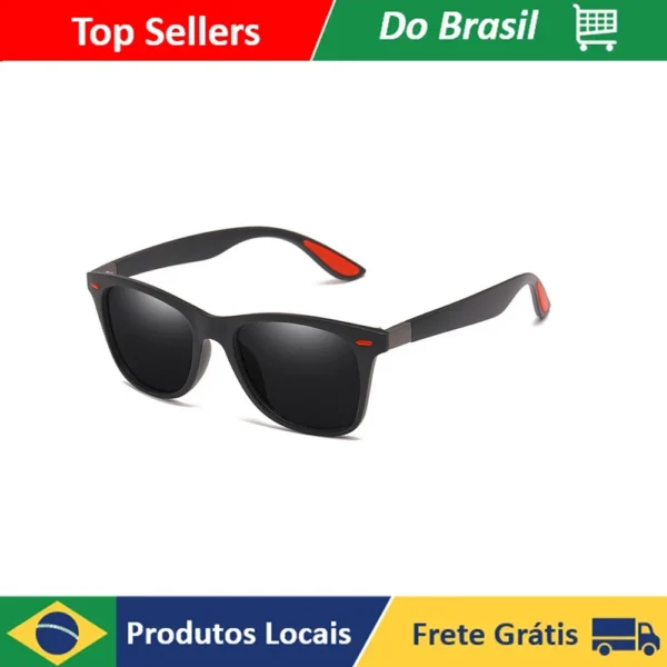 Óculos de sol polarizados para homens e mulheres, lentes espelhadas, óculos de sol esportivos, condução, pesca, UV400