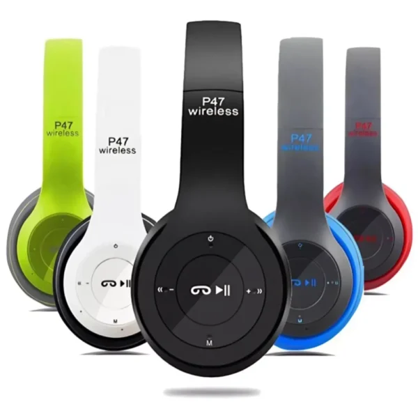 Auscultadores universais do telefone P47, auriculares do Bluetooth 5.0 - Image 3